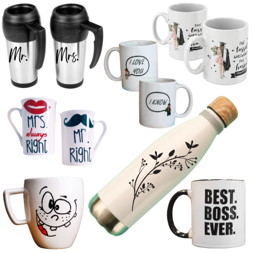 Gifts of Mugs, Cups, Glasses & more