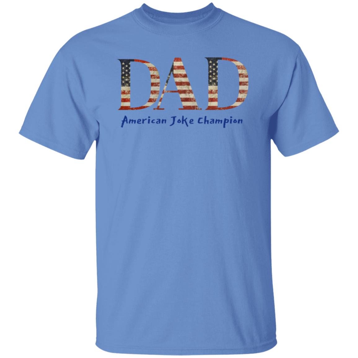 Dad American Joke Champion Tee Tshirt Men's Father's Day Gifts T-Shirts