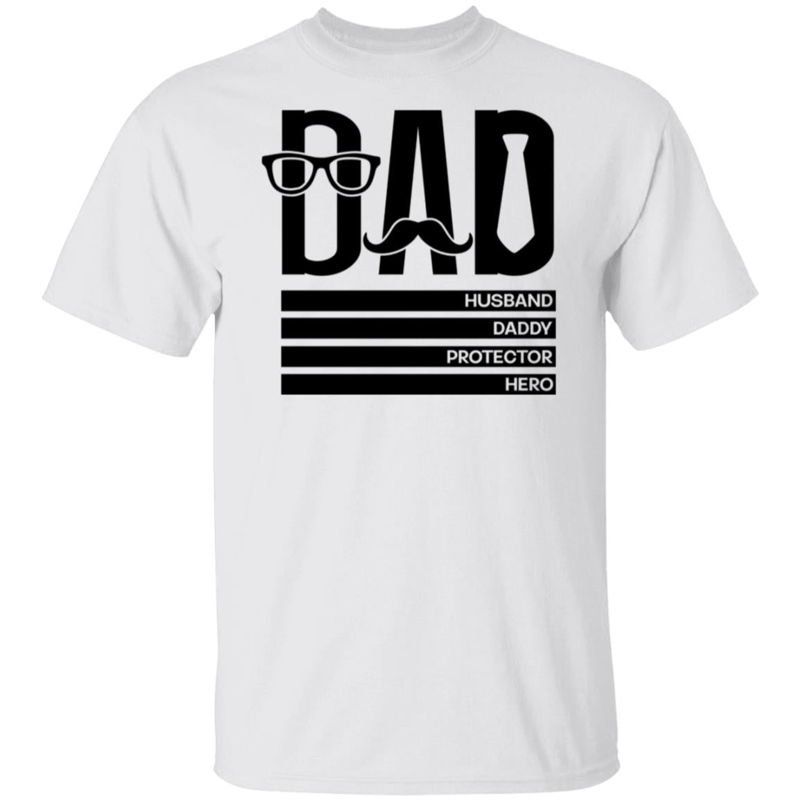 Dad, Husband, Daddy, Protector, Hero Tee Tshirt Men's Father's Day Gifts Unisex T-Shirts