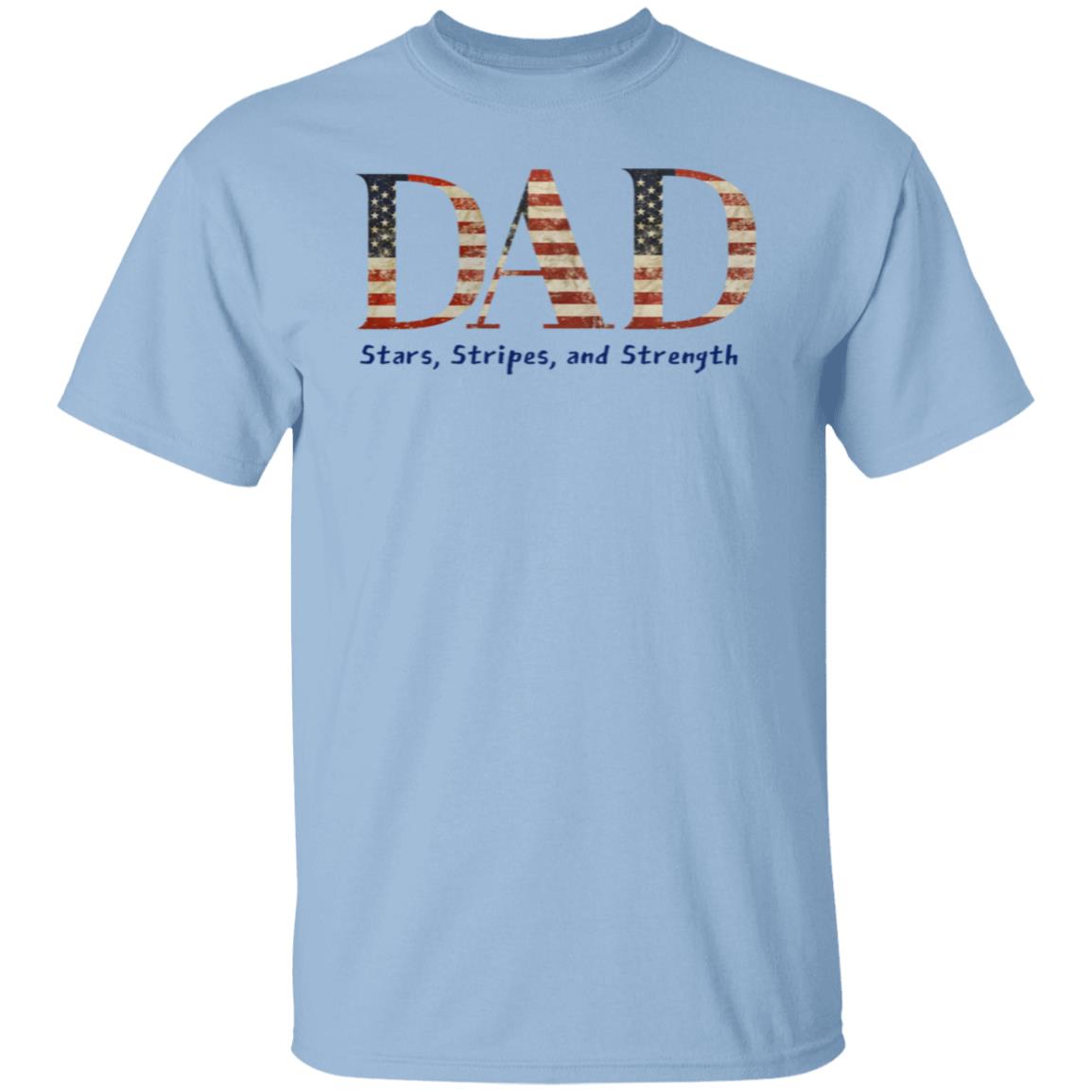 American Stars Stripes and Strength Tee Tshirt Men's Father's Day Gifts T-Shirts