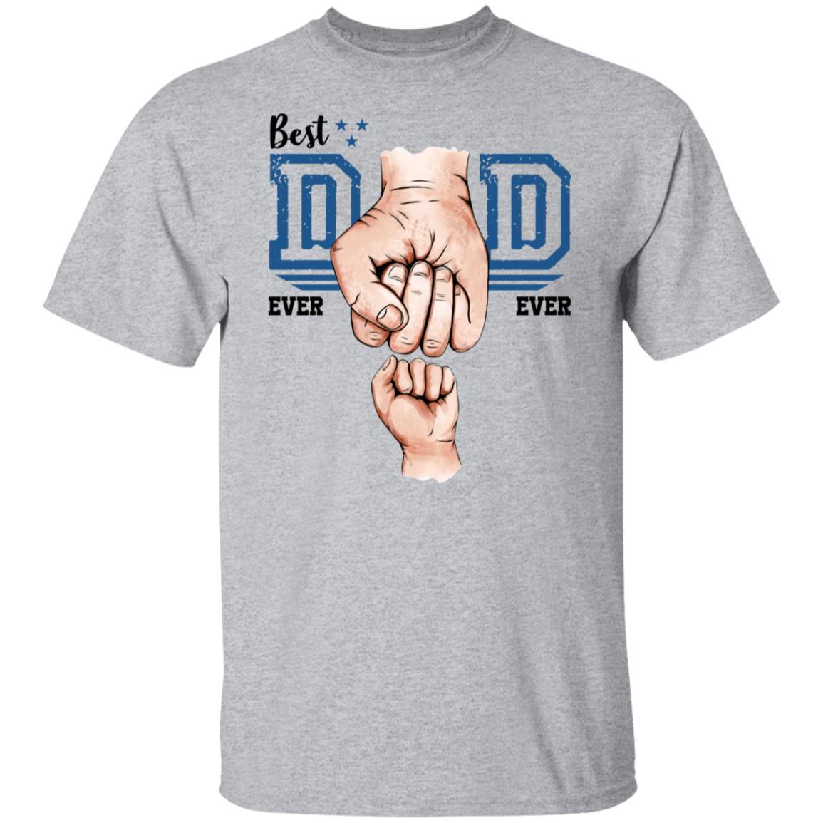 Best Dad Ever Fist Bump 1 Tee Tshirt Men's Father's Day Gifts Unisex T-Shirts