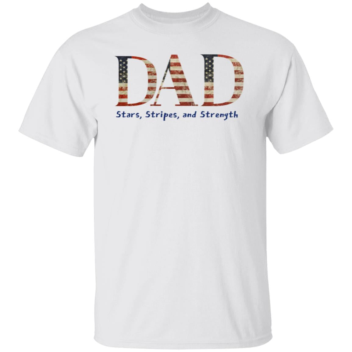 American Stars Stripes and Strength Tee Tshirt Men's Father's Day Gifts T-Shirts