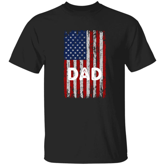 Dad American Flag 2 sided Tee Tshirt Men's Father's Day Gifts T-Shirts