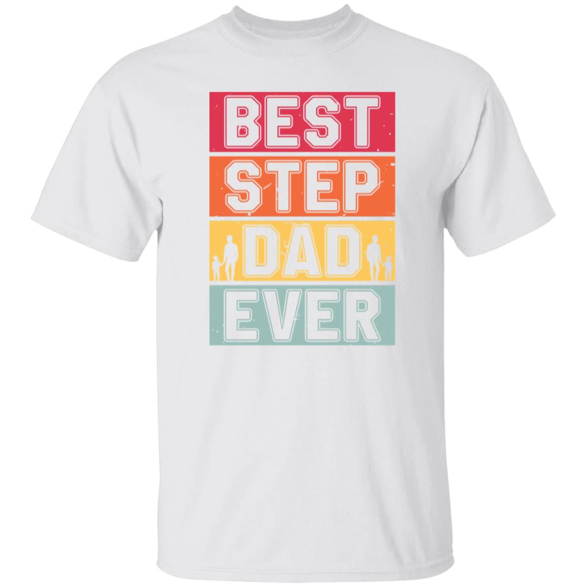 Vintage Best Step Dad Ever Tee Tshirt Men's Father's Day Gifts Unisex T-Shirts