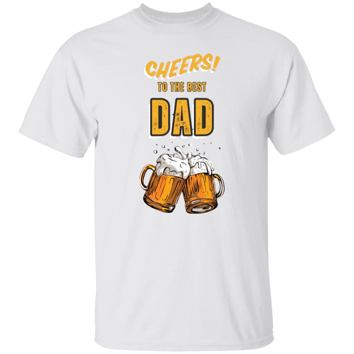 Cheers To The Best Dad Tee Tshirt Men's Father's Day Gifts T-Shirts