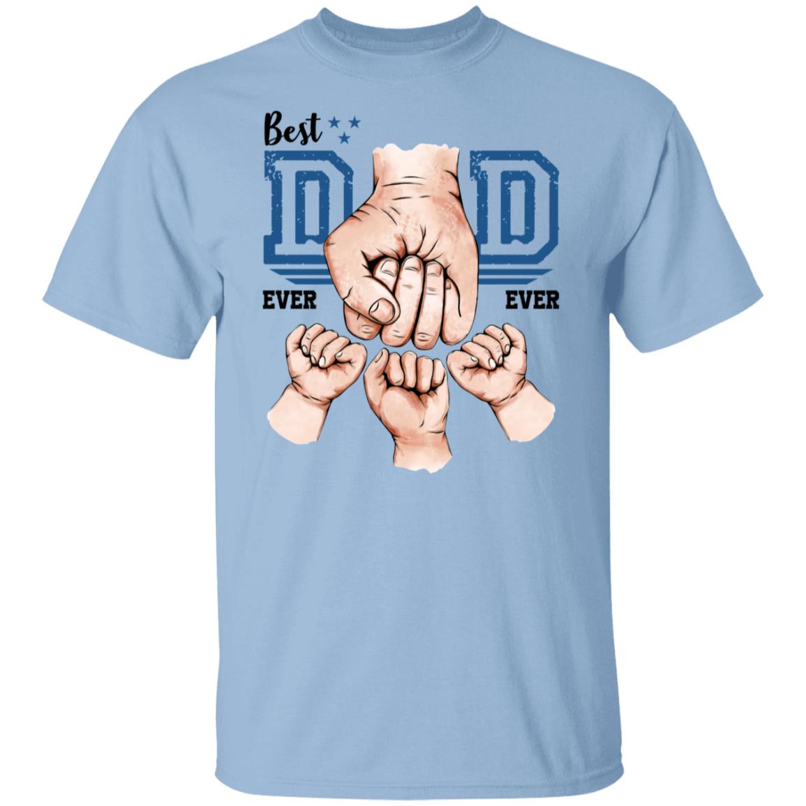 Best Dad Ever Fist Bump 3 Tee Tshirt Men's Father's Day Gifts Unisex T-Shirts