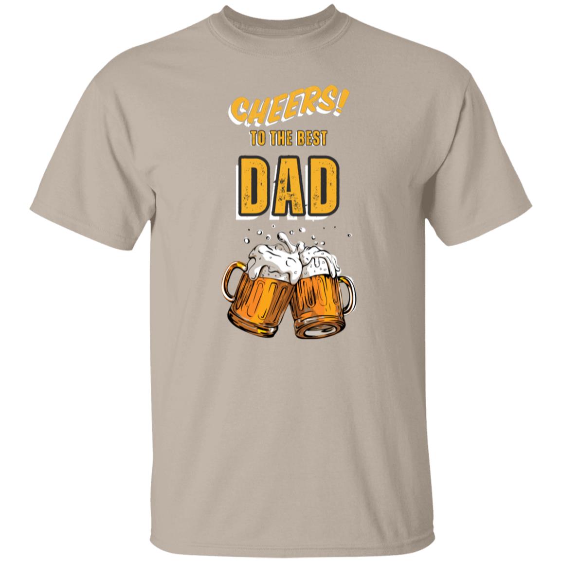 Cheers To The Best Dad Tee Tshirt Men's Father's Day Gifts T-Shirts