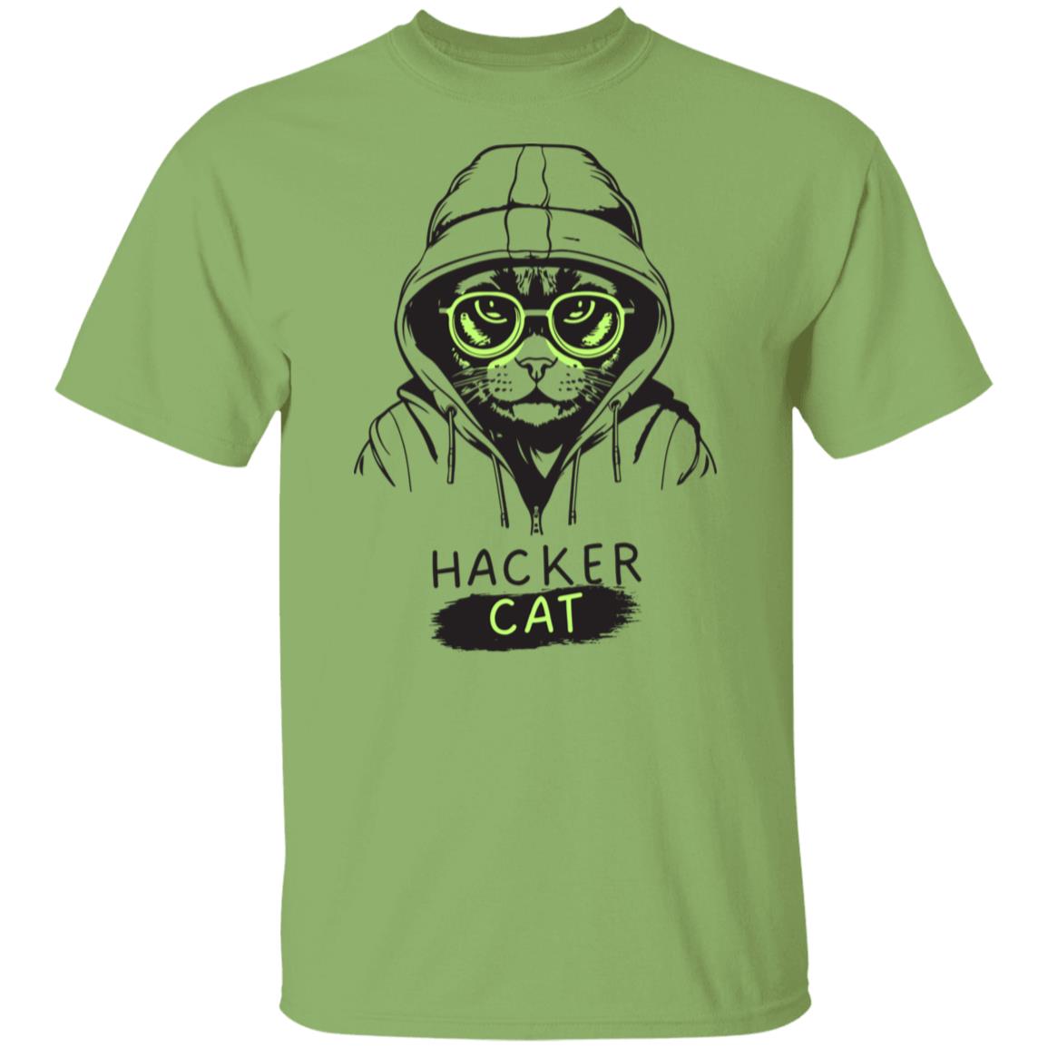 Hacker Cat Tee Tshirt Men's Father's Day Gifts Unisex T-Shirts