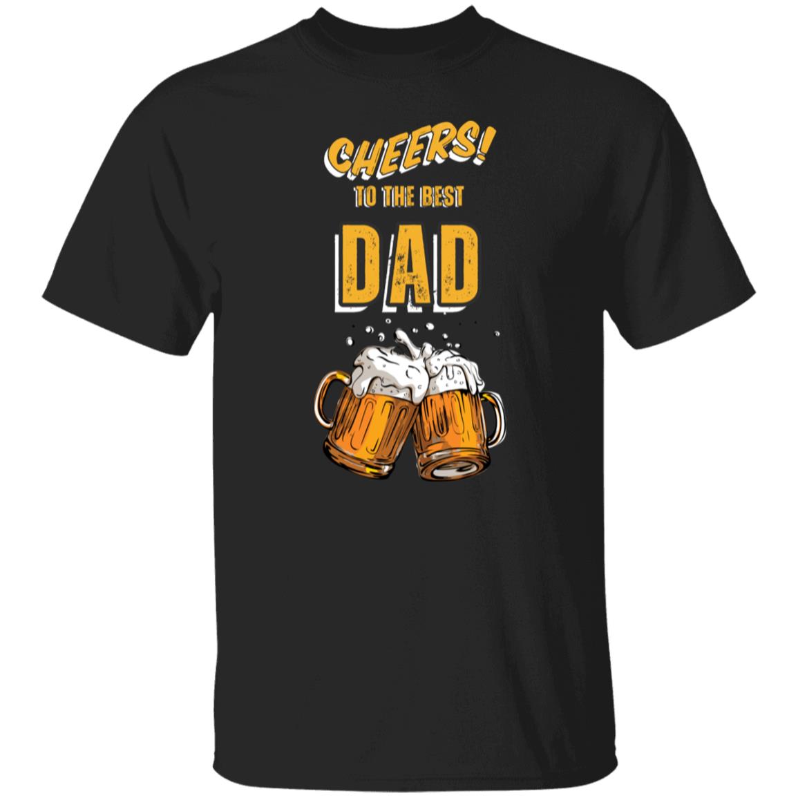 Cheers To The Best Dad Tee Tshirt Men's Father's Day Gifts T-Shirts