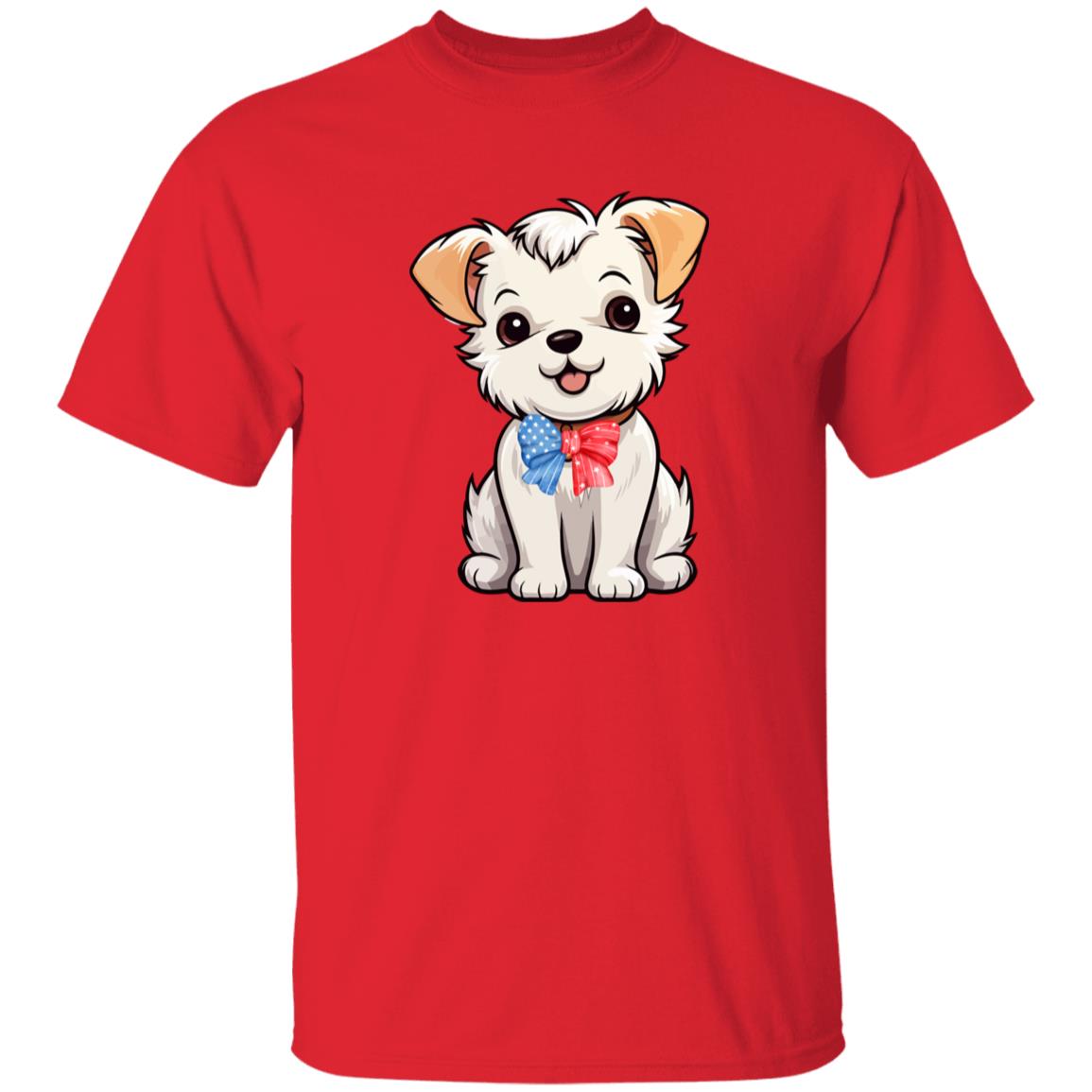 Cute Puppy T-shirts for Him Her Youth | Infant - 5x | 9 Colors Available