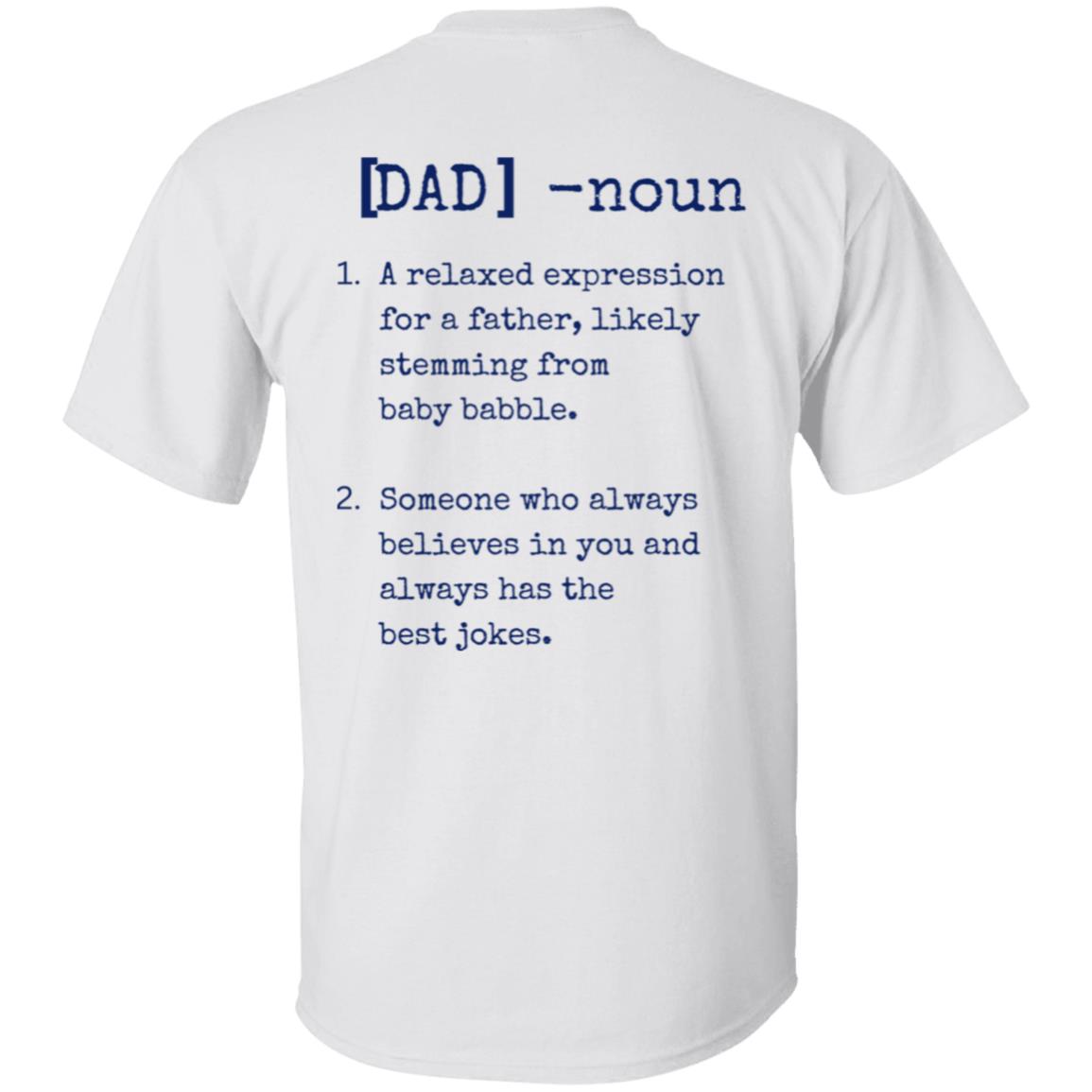 Dad American Flag 2 sided Tee Tshirt Men's Father's Day Gifts T-Shirts