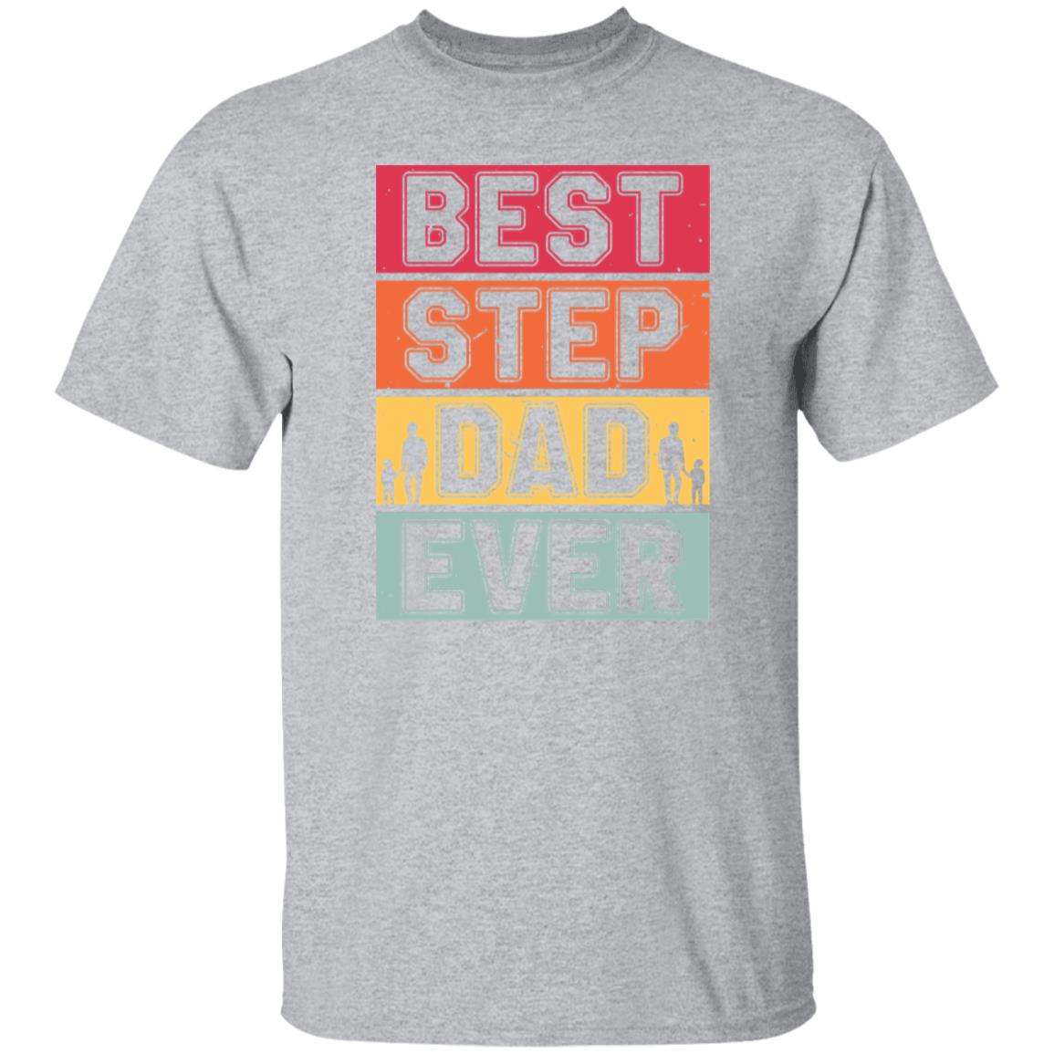 Vintage Best Step Dad Ever Tee Tshirt Men's Father's Day Gifts Unisex T-Shirts