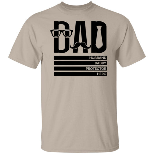 Dad, Husband, Daddy, Protector, Hero Tee Tshirt Men's Father's Day Gifts Unisex T-Shirts