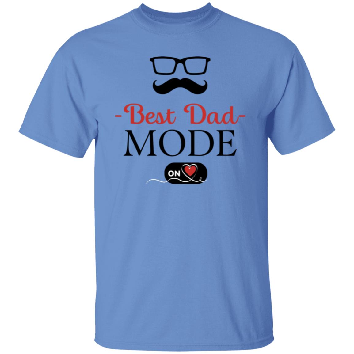 Best Dad Mode ON Mustache Tee Tshirt Men's Father's Day Gifts Unisex T-Shirts