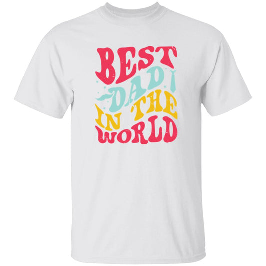 Vintage Best Dad In The World Tee Tshirt Men's Father's Day Gifts Unisex T-Shirts