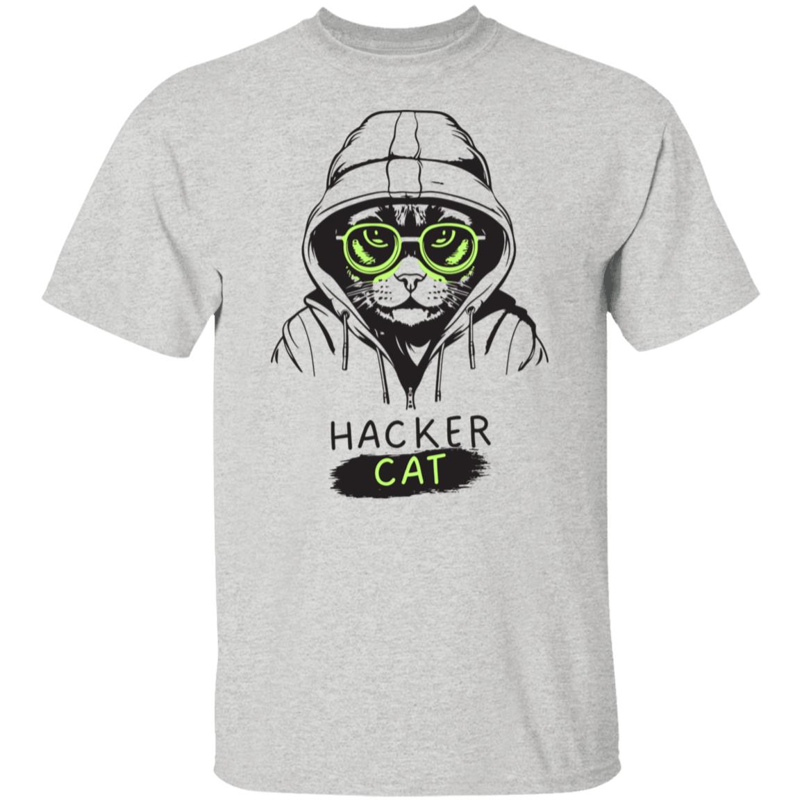 Hacker Cat Tee Tshirt Men's Father's Day Gifts Unisex T-Shirts