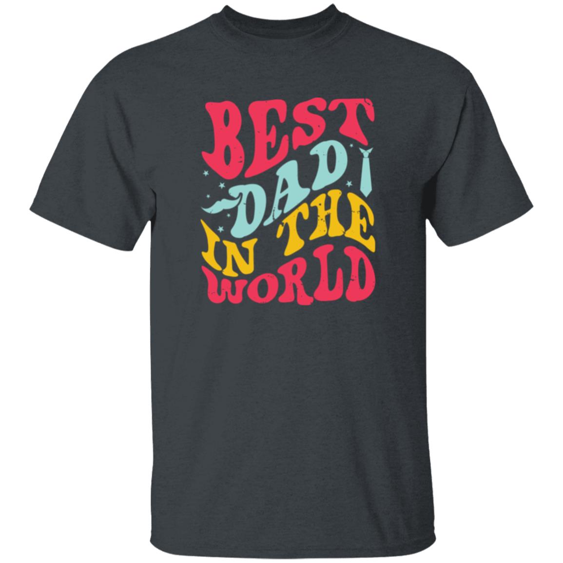 Vintage Best Dad In The World Tee Tshirt Men's Father's Day Gifts Unisex T-Shirts