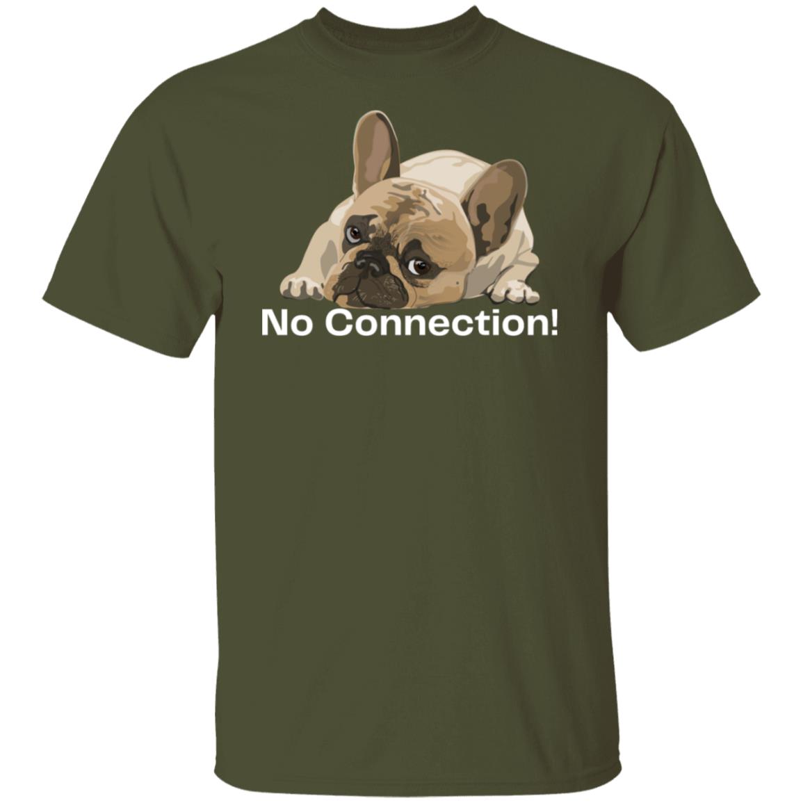 No Connection Puppy Unisex Tshirt Cute Dog T-shirt Father's Day Gift Dark Colored Tees