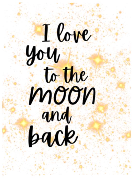 Blankets | I Love You To The Moon and Back | 3 Sizes Available