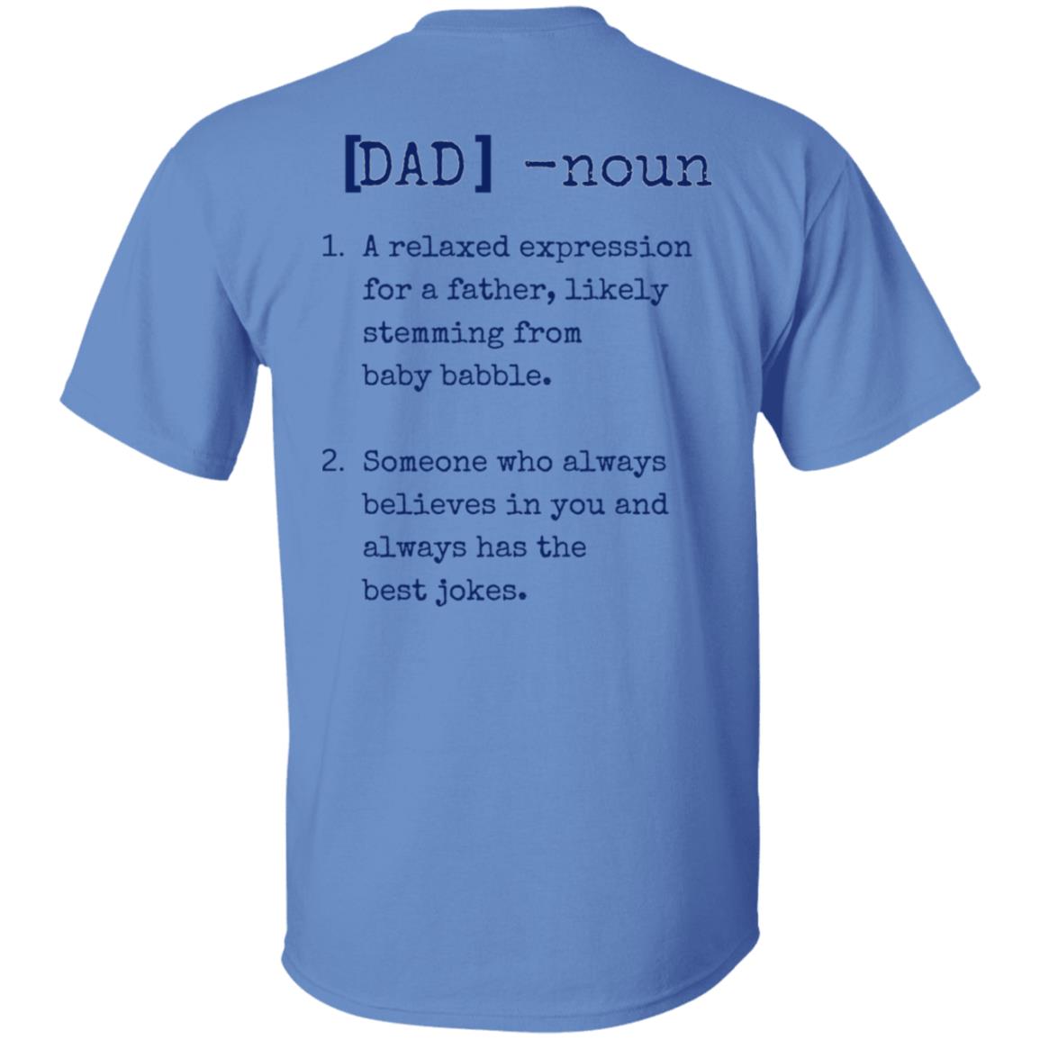 American Flag Dad Noun 2 Sided Tee Tshirt Men's Father's Day Gifts T-Shirts