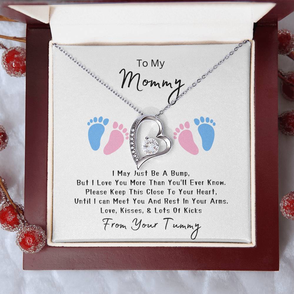 To New Mommy | Baby Bump | Forever Love Necklace