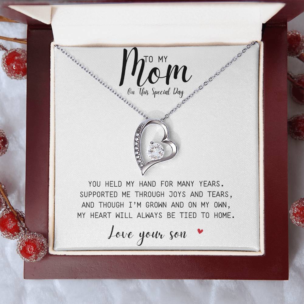 Forever Love Necklace | A Gift To My Mom On This Special Day | Love Your Son