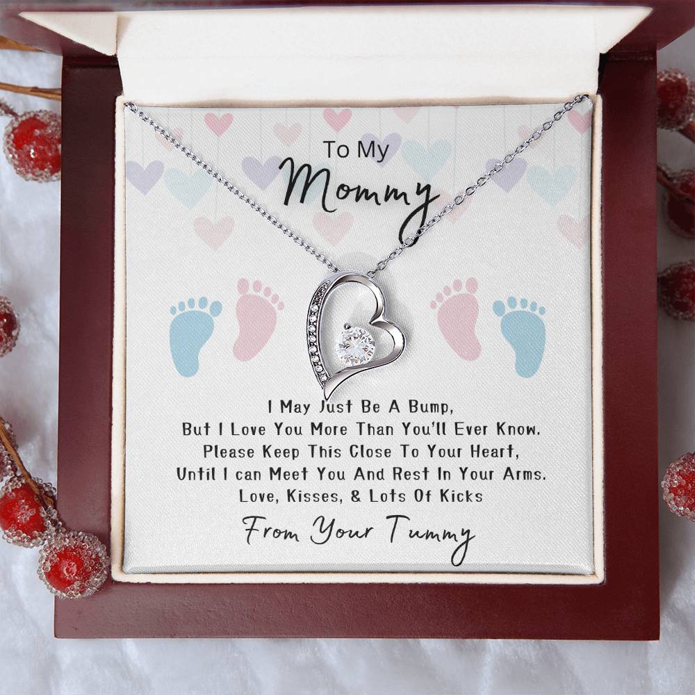 Mommy to Be | Baby feet | Forever Love Necklace | Mother's Day Gift