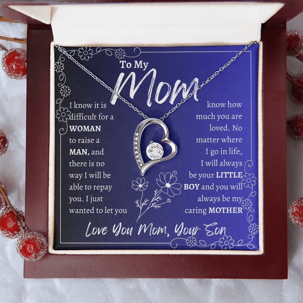 To My Mom From Son | Forever Love Necklace | Mother's Day Gift