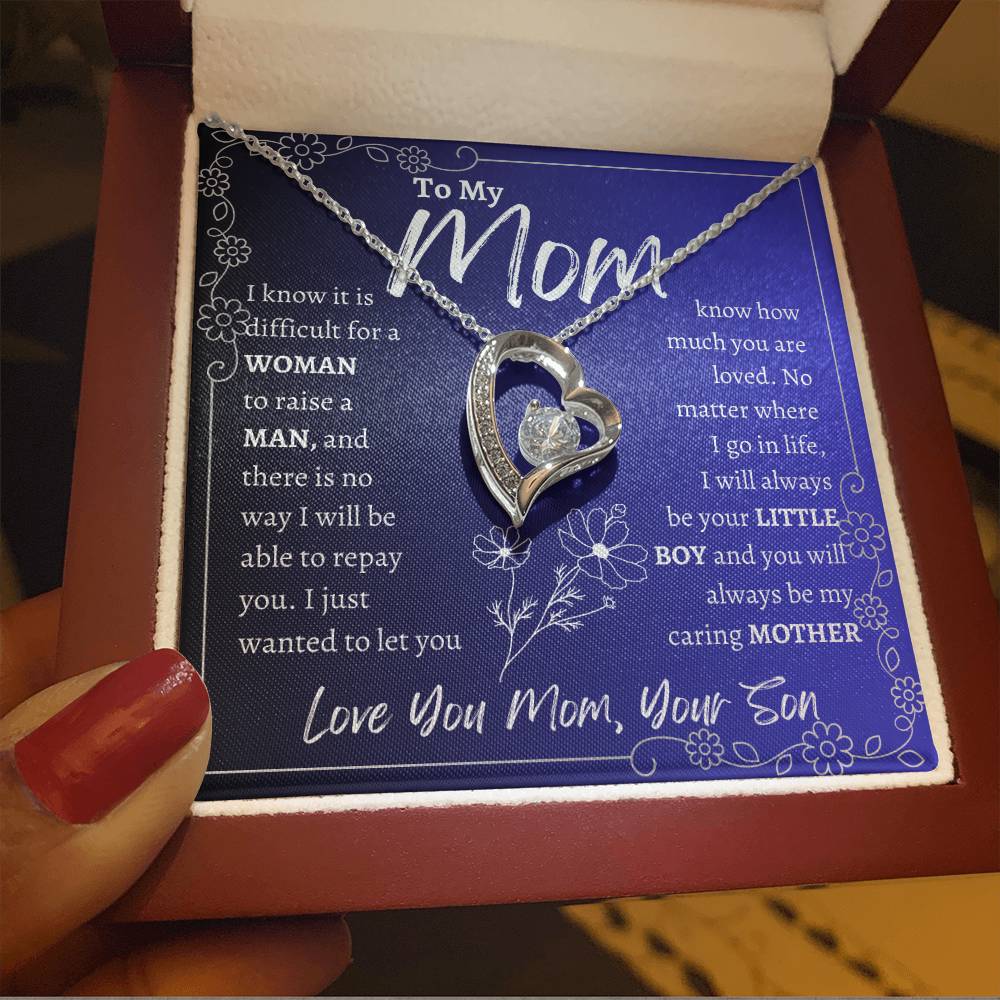 To My Mom From Son | Forever Love Necklace | Mother's Day Gift