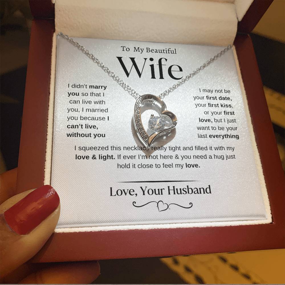 To my Beautiful Wife | From Husband | Forever Love Necklace