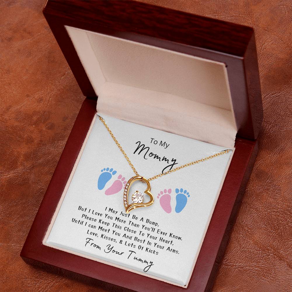 To New Mommy | Baby Bump | Forever Love Necklace