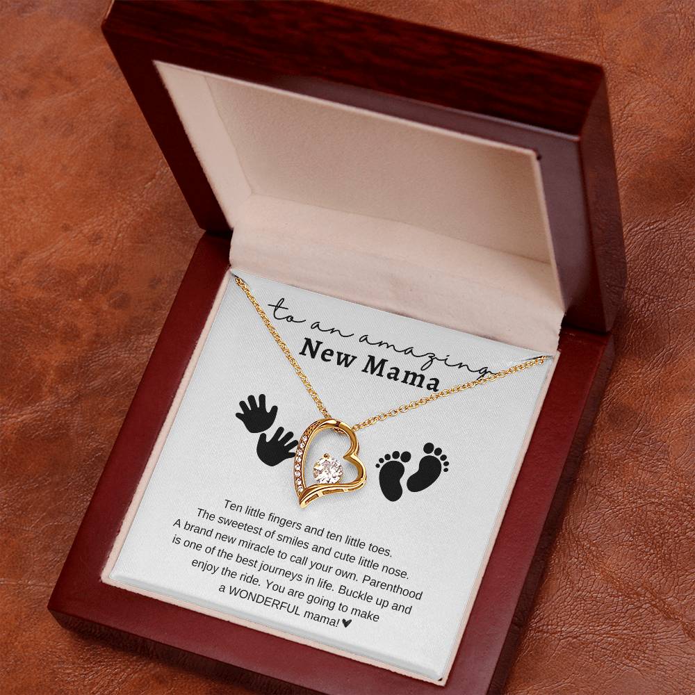 To an Amazing New Mama | Ten Fingers - Ten Toes | Forever Love Necklace | Mother's Day Gift