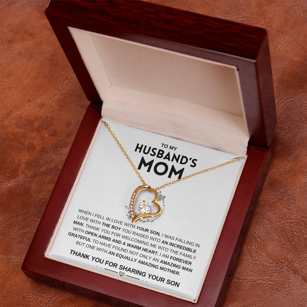 To My Husband's Mom | Forever Love Necklace | Anniversary | Wedding day | Mother's Day