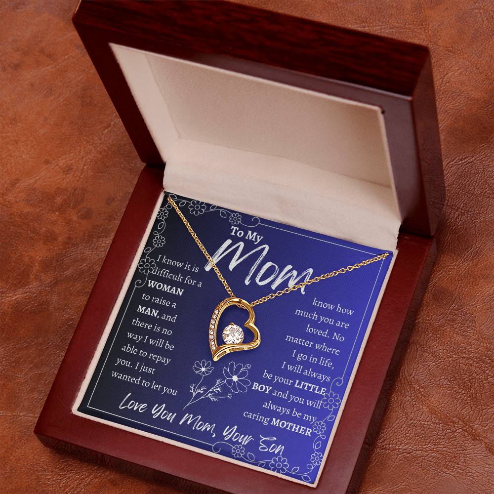 To My Mom From Son | Forever Love Necklace | Mother's Day Gift