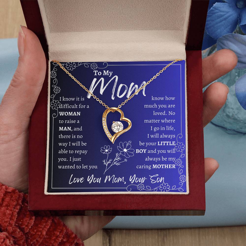 To My Mom From Son | Forever Love Necklace | Mother's Day Gift