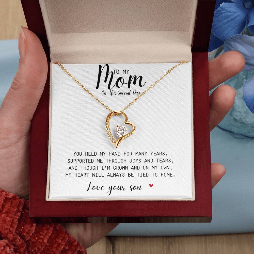 Forever Love Necklace | A Gift To My Mom On This Special Day | Love Your Son