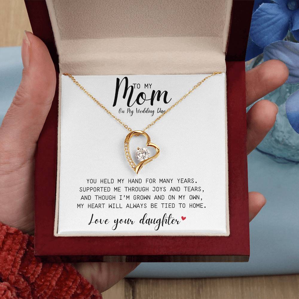 Forever Love Necklace | A Gift To My Mom On My Wedding Day | Love Your Daughter