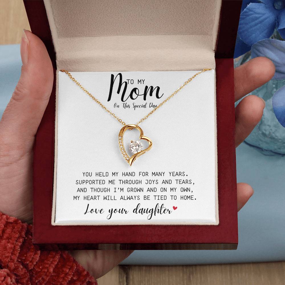 Forever Love Necklace | A Gift To My Mom On This Special Day | Love Your Daughter