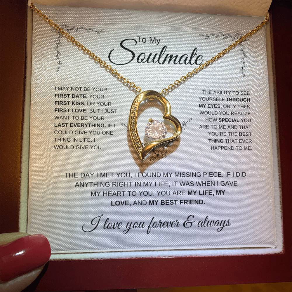 Soul Mate | First Date, First Kiss, First Love | Forever Love Necklace