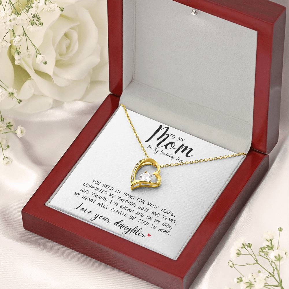 Forever Love Necklace | A Gift To My Mom On My Wedding Day | Love Your Daughter