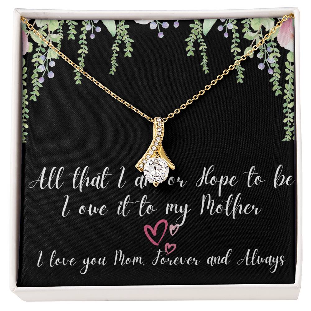 All That I Am |  Alluring Beauty Necklace | For Mom On My Wedding Day