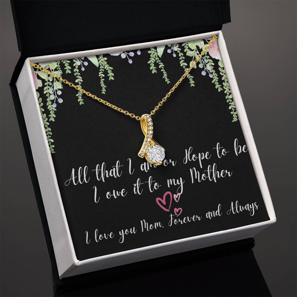 All That I Am |  Alluring Beauty Necklace | For Mom On My Wedding Day