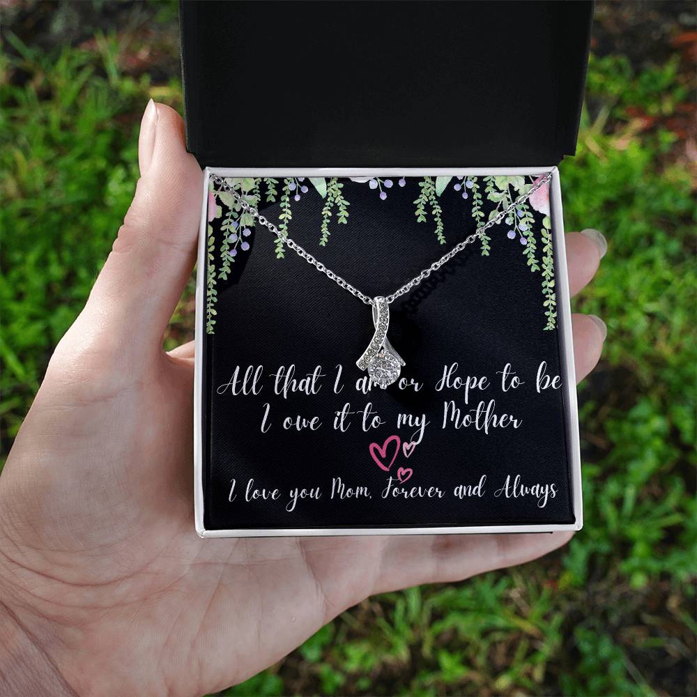 All That I Am |  Alluring Beauty Necklace | For Mom On My Wedding Day