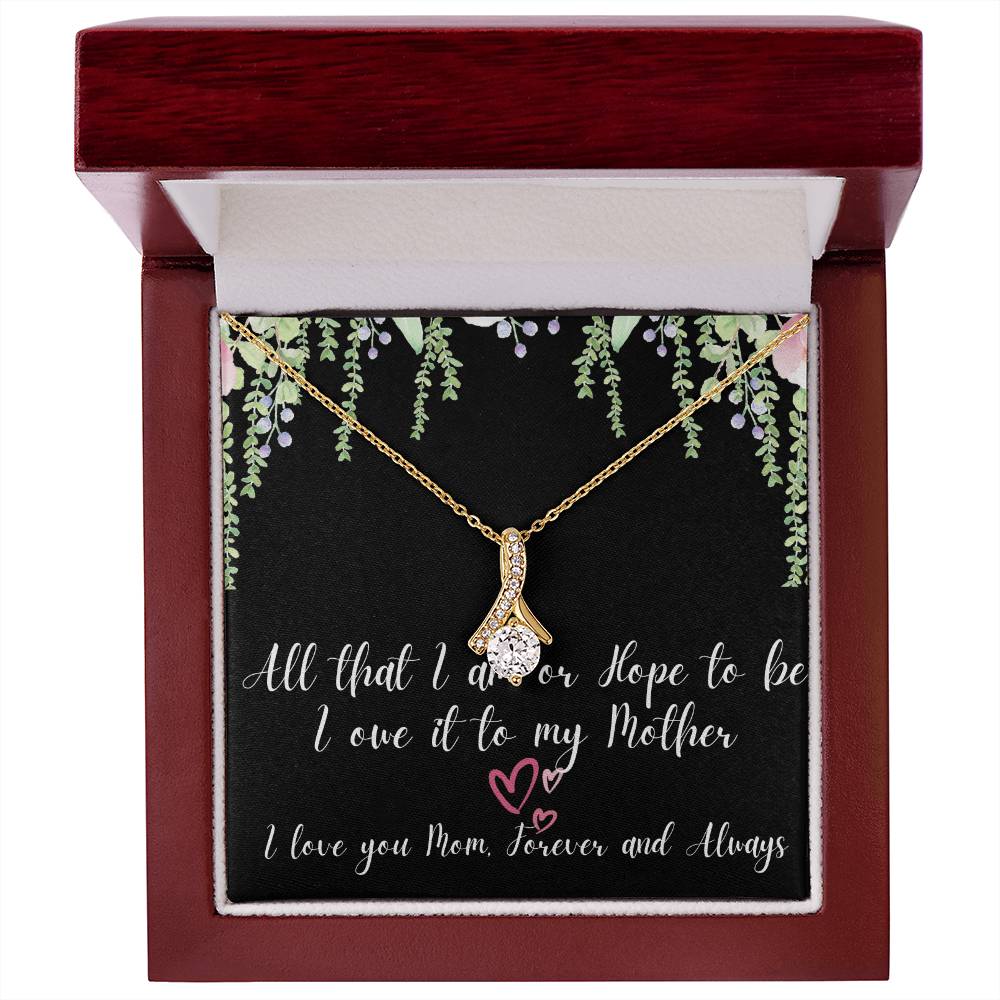 All That I Am |  Alluring Beauty Necklace | For Mom On My Wedding Day