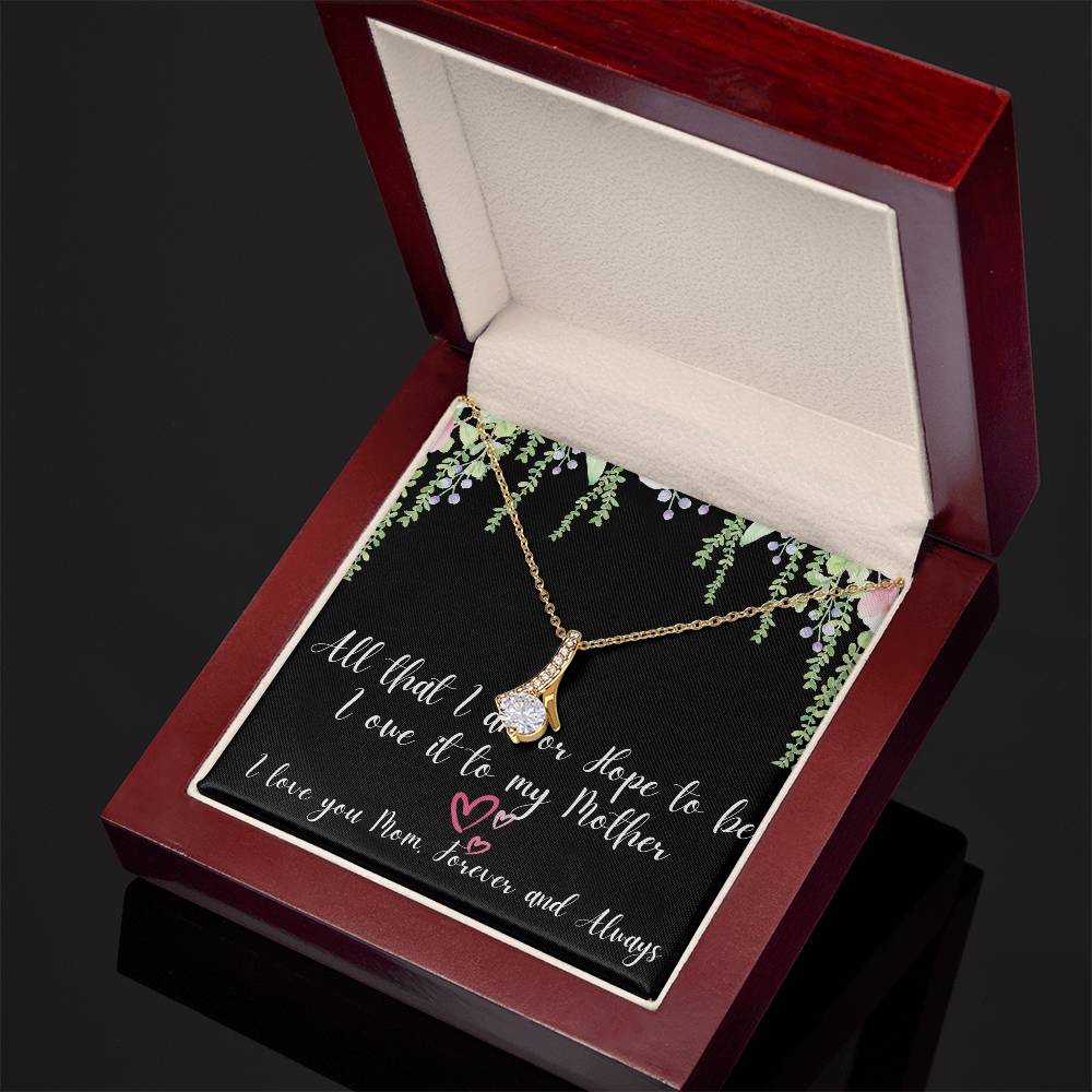 All That I Am |  Alluring Beauty Necklace | For Mom On My Wedding Day