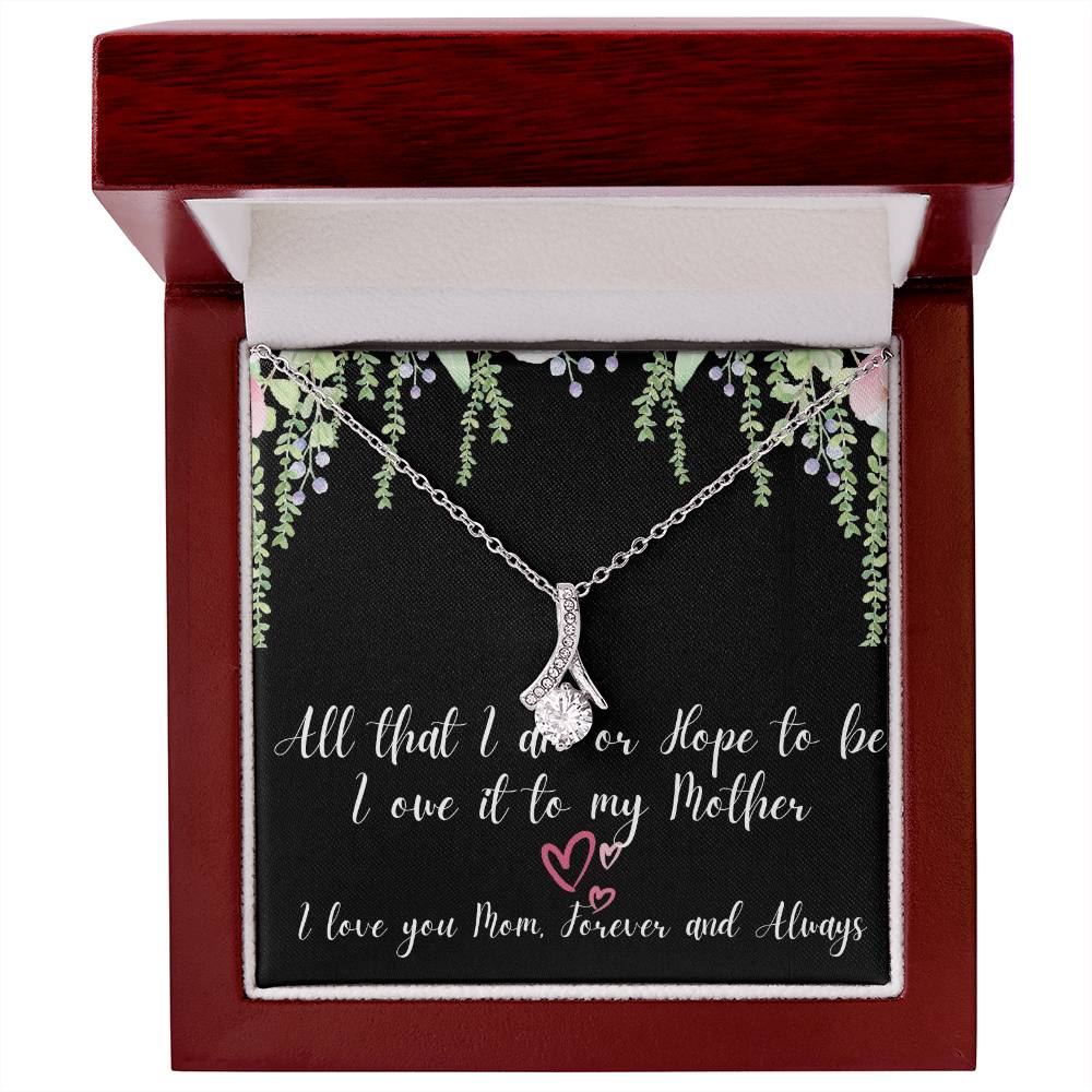 All That I Am |  Alluring Beauty Necklace | For Mom On My Wedding Day