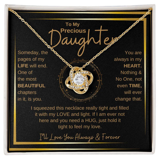 To My Daughter | Love Knot Necklace | Mother's Day Gift