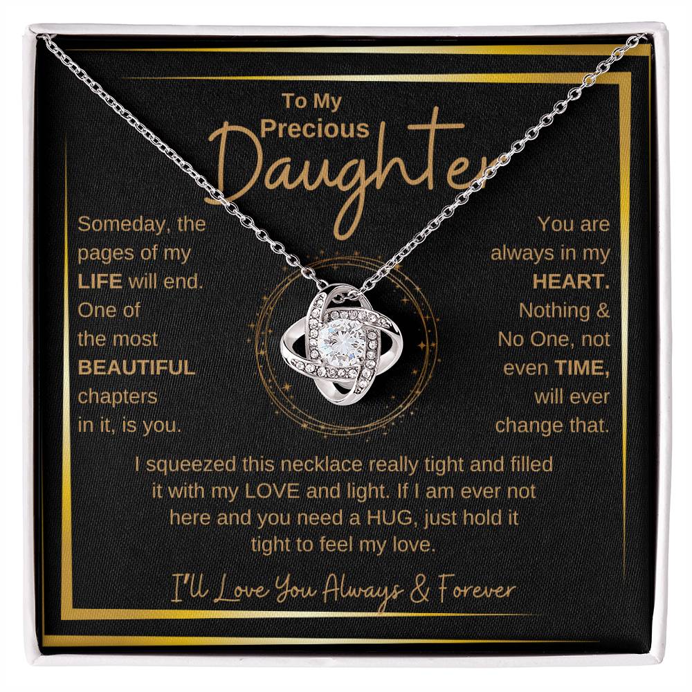 To My Daughter | Love Knot Necklace | Mother's Day Gift