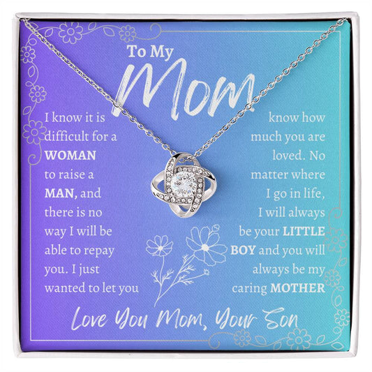 To My Mom | Love Knot Necklace | Mother's Day Gift