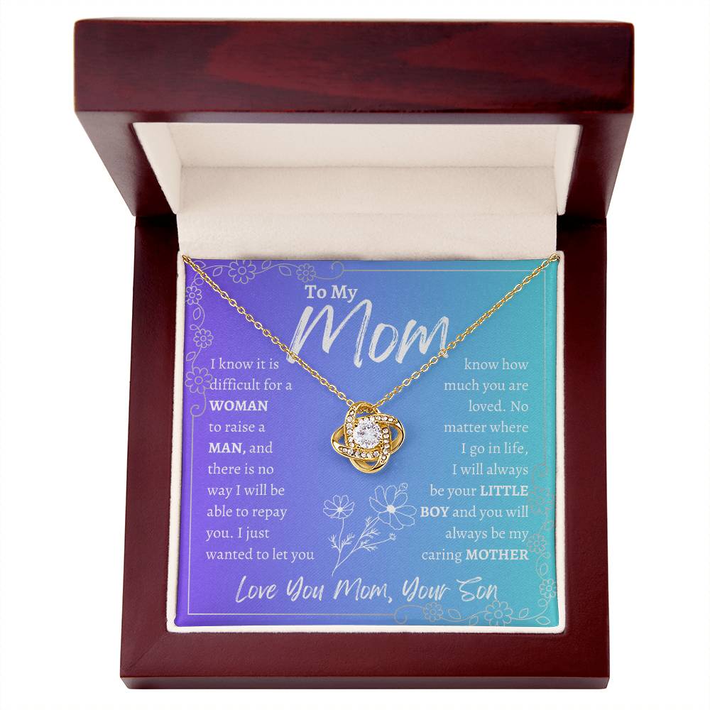 To My Mom | Love Knot Necklace | Mother's Day Gift